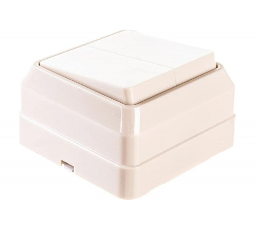 IEK ОКТАВА - двухклавишный выключатель для электрических сетей 0.01, 50мм, 50мм, 10мм, Арт. EVO20-K33-10-DC