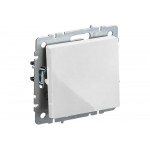 1-клавишный выключатель IEK Brite 10а вс10-1-0-брб белый BR-V10-0-10-K01