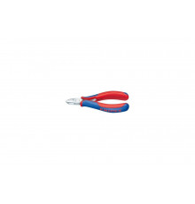 Бокорезы для электроники KNIPEX округлая головка, 130 мм, 2-комп ручки KN-7702130