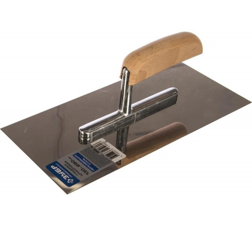 ЗУБР 130x280 мм, нержавеющая, деревянная рукоятка, гладилка штукатурная 0806_z01 Профессионал