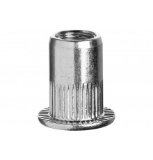 Резьбовые заклепки с насечками ЗУБР Профессионал М4, 20 шт, стальные, стандартный бортик 31318-04