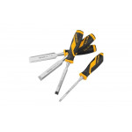 Набор стамесок TOLSEN с фибергласовой рукояткой, 4 предмета 6, 13, 19, 25 мм 25384