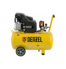 Воздушный компрессор DENZEL DK1800/50,Х-PRO 1,8 кВт, 280л/мин, 50л 58068