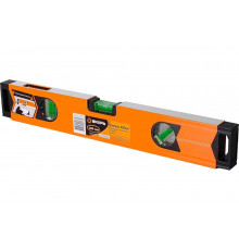 Алюминиевый магнитный уровень Вихрь 400 мм, фрезерованный, 3 глазка 1 зеркальный 73/11/4/17