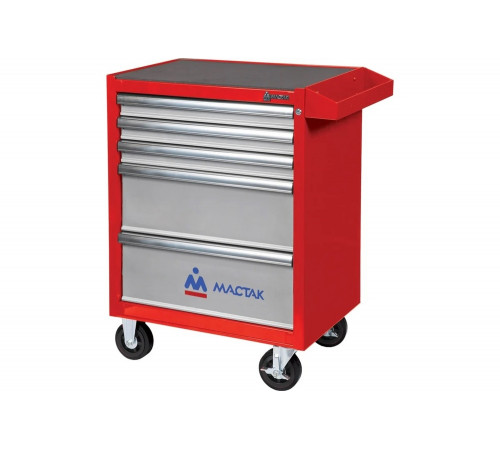 Инструментальная тележка МАСТАК ОПТИМА 5 ящиков, красная 521-05581MR