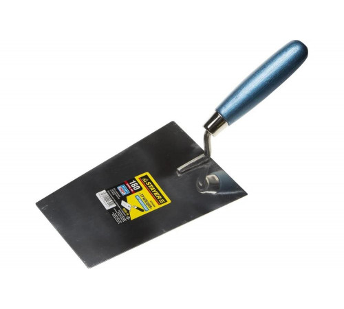 STAYER 180 мм, нержавеющее полотно, деревянная рукоятка, кельма «Трапеция» 0830-18