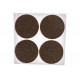 STAYER 4 шт.,  50 мм, фетровые, накладки самоклеящиеся на мебельные ножки 40910-50
