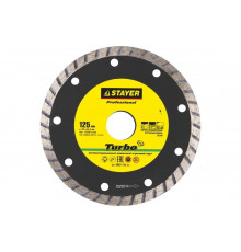 Диск алмазный отрезной PROGRESSIVE Professional по бетону кирпичу плитке 125 мм Stayer 3662-125_z02