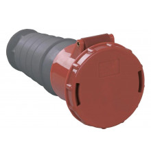 Кабельная розетка IEK, скрытая, 63А, 3Р+Е, IР54, переносная, 380В, 234, ИЭК PSR22-063-4