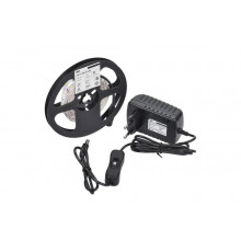 Комплект светодиодной подсветки "сделай сам" IEK (лента led 5м lsr-2835w60-4,8-ip20-12в + драйвер + выключатель) LSR1-2-060-20-1-05-S1