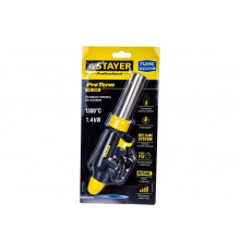 Газовая горелка STAYER ProTerm на баллон, с пьезоподжигом, 1300С 55580