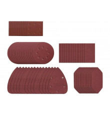 Набор шлифовальных листов для виброшлифмашины 75 штук WORX WA2028