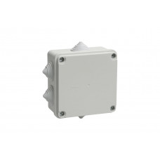 Распаечная коробка IEK 100x100x50, IP55, КМ41234, 6 гермовводов, ИЭК UKO11-100-100-050-K41-55