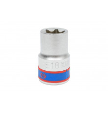 Головка торцевая TORX Е-стандарт (E18; 39 мм; 1/2") KING TONY 437518M