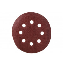 Круг шлифовальный СТАНДАРТ (5 шт; 125 мм; 8 отв; Р120) Зубр 35350-125-120