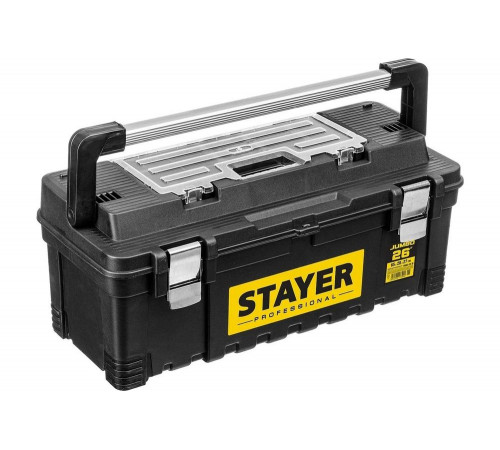 STAYER 656 х 270 х 285 мм (26"), пластиковый, ящик для инструмента JUMBO-26 38003-26_z01 Professional
