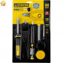 STAYER 60 Вт, 8 предметов, набор для паяльных работ Proterm 55314-60-H8 Professional