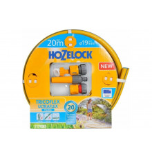 Набор для полива Hozelock: шланг Tricoflex Ultraflex 3/4", 20 м с коннекторами и наконечником 117035