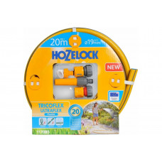 Набор для полива Hozelock: шланг Tricoflex Ultraflex 3/4", 20 м с коннекторами и наконечником 117035