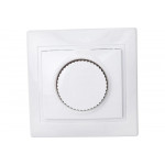 Поворотный светорегулятор IEK КВАРТА белый EDK10-K01-03-DM