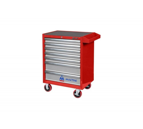 Тележка инструментальная, 7 полок, "ПРИМА", красная МАСТАК 521-07581R