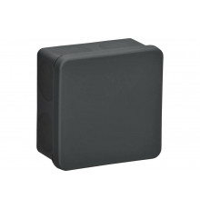 Распаячная коробка IEK км42455 о/п 100x100x50мм ip67 8 вв. черная UKO21-100-100-050-K02-66