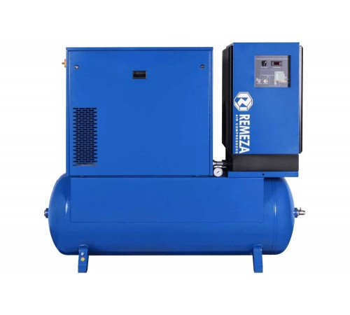 Винтовой компрессор Remeza ВК15Е- 8-500Д на ресивере, с рефрижераторным осушителем 28203