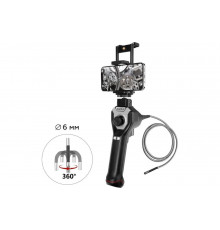 Управляемый видеоэндоскоп iCarTool USB, 1Мп, 1280x720, 1м, 6мм зонд, поворот камеры 4х360° IC-V106AW