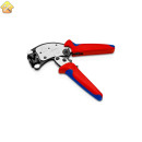 Пресс-клещи для контактных гильз Knipex din 46228 1+4, обжим:трапециевидный, 0.14-10.0 мм2 KN-975319SB