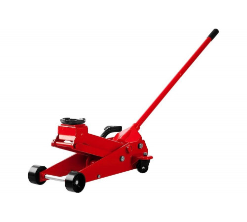STAYER 3,5т, 145-500 мм, домкрат гидравлический подкатной с педалью RED FORCE 43155-3.5