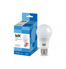 Лампа IEK LED A80 шар 25Вт 230В 6500К E27 LLE-A80-25-230-65-E27