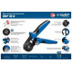 Пресс-клещи ЗУБР Профессионал ПКР-10-6  для втулочных наконечников 0.25 - 10 мм.кв 22678