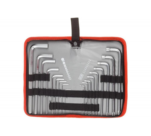 ЗУБР 9 шт., Cr-V, ключи имбусовые 27463-H18