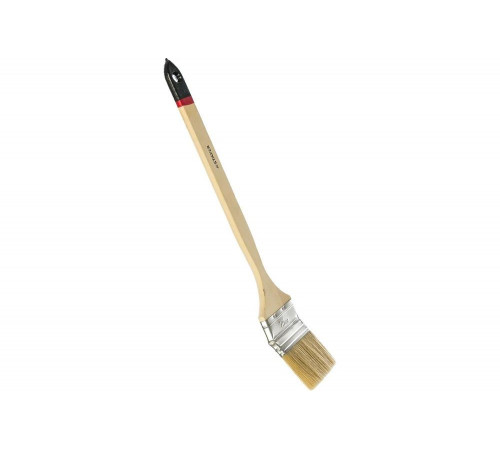 STAYER 75 мм, 3", щетина натуральная, деревянная ручка, кисть радиаторная UNIVERSAL 0111-75
