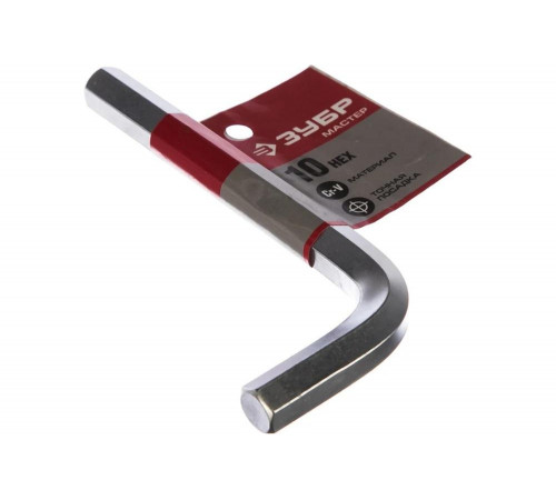 ЗУБР  10 мм,  Имбусовый ключ (27453-10)