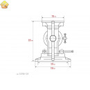 Чугунные слесарные тиски KRAFTOOL 3D Multi-Purpose 125 мм 32706-125