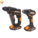 Аккумуляторный перфоратор WORX WX390.1