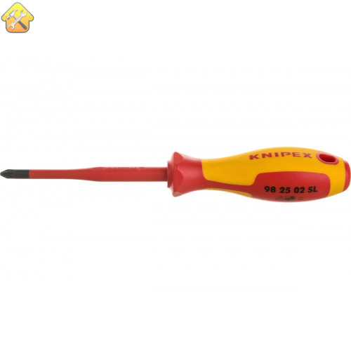 Крестообразная отвертка Knipex ПОЗИ 1000 V KN-982502SL