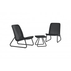 Комплект мебели Keter Rio patio set антрацит 211429