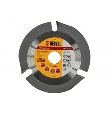 Диск пильный Мультирез (22.2х125 мм) для УШМ Denzel 73398