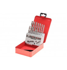 Набор сверл по металлу (19 шт; 1-10 мм; HSSE-Co8) Ruko 281214E