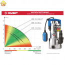 ЗУБР 750 Вт, 220 л/мин, насос погружной дренажный для грязной воды НПГ-Т3-750-С Профессионал