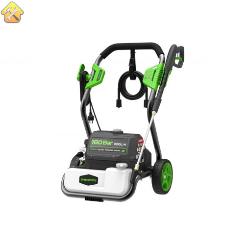 Мойка высокого давления электрическая Greenworks 2800 Вт, 160 бар 5106807