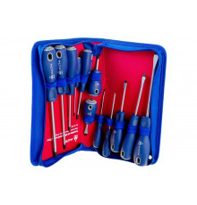 Набор отвёрток в футляре на молнии 12шт МАСТАК 04-12Z