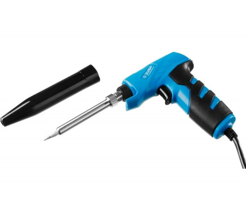 ЗУБР 30/130 Вт, 220 В, конус, электропаяльник пистолетного типа 55408_z01 Профессионал