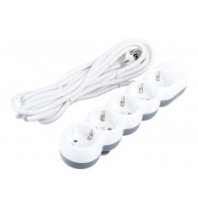 Удлинитель IEK, У05 5 мест 2P+PE/5м 3х1,5мм2 16А/250В UNO WYP53-16-05-05-Z