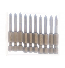 Биты "EXPERT" (E 1/4"; PZ 1; 50 мм; 10 шт.) KRAFTOOL 26123-1-50-10