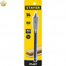 STAYER FLAT 14x152мм, сверло по дереву перовое 2950-14_z01 Master