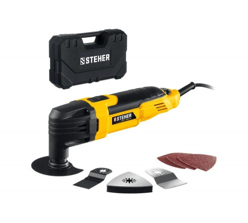 Реноватор STEHER 400 Вт, с набором насадок, кейс MFT-400 SK