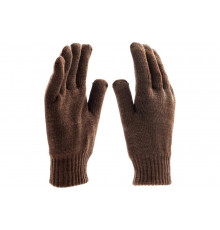 Трикотажные двойные полушерстяные перчатки Сибртех 68633